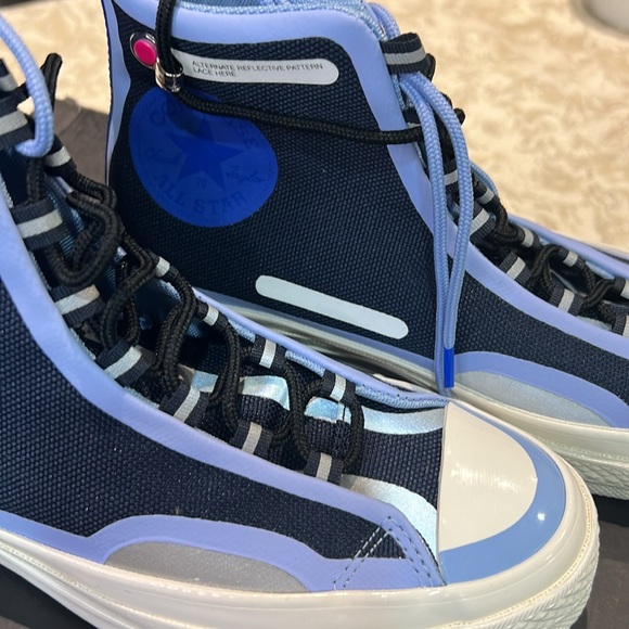 Converse Chuck 70 Hi Fuse Tape Navy Blue Size 6.5 - Picture 7 of 9